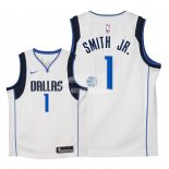 Camiseta NBA Ninos Dallas Mavericks Dennis Smith Jr Blanco Association 2018