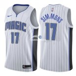 Camisetas NBA de Jonathon Simmons Orlando Magic Blanco Association 17/18