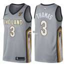 Camisetas NBA de Isaiah Thomas Cleveland Cavaliers 17/18 Gris Ciudad