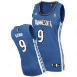 Camisetas NBA Mujer Ricky Rubio Minnesota Timberwolve Azul