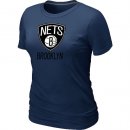 Camisetas NBA Mujeres Brooklyn Nets Tinta Azul