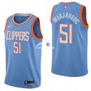 Camisetas NBA de Boban Marjanovic Los Angeles Clippers Nike Azul Ciudad 17/18