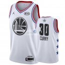 Camisetas NBA de Stephen Curry All Star 2019 Blanco
