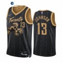 Camisetas NBA de Toronto Raptors David Johnson 75th Negro Ciudad 2021-22