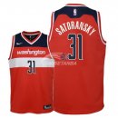 Camisetas de NBA Ninos Washington Wizards Tomas Satoransky Rojo Icon 2018