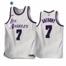 Camisetas NBA Nike Los Angeles Lakers NO.7 Carmelo Anthony Blanco Ciudad 2022-23