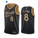 Camiseta NBA de Malachi Flynn Toronto Raptors Negro Ciudad 2020-21