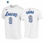 T-Shirt NBA Los Angeles Lakers Rajon Rondo Blanco Ciudad 2020-21