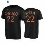 T-Shirt NBA Chicago Bulls Otto Porter Jr. Negro Ciudad 2020-21