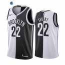 Camiseta NBA de Caris LeVert Brooklyn Nets Blanco Negro Split Edition