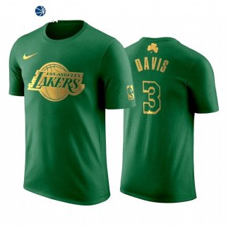 Camiseta NBA de Manga Corta Anthony Davis Los Angeles Lakers Verde