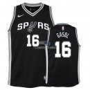 Camisetas de NBA Ninos San Antonio Spurs Pau Gasol Negro Icon 2018