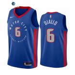 Camiseta NBA de Detroit Pistons Hamidou Diallo Nike Azul Ciudad 2021