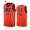 Camisetas NBA Edición ganada Oklahoma City Thunder Danny Green Naranja 2020-21