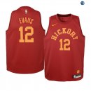 Camisetas de NBA Ninos Indiana Pacers Tyreke Evans Nike Retro Granate