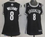 Camisetas NBA Mujer Deron Michael Williams Brooklyn Nets Negro