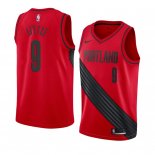 Camisetas NBA De Portland Trail Blazers Nassir Little Rojo Statement 2019-20