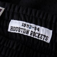 Pantalon NBA de Houston Rockets Negro Hardwood Classics