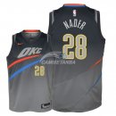 Camisetas de NBA Ninos Oklahoma City Thunder Abdel Nader Nike Gris Ciudad 2018