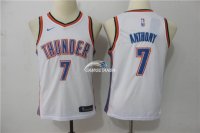 Camiseta NBA Ninos Oklahoma City Thunder Carmelo Anthony Blanco Association 17/18