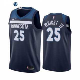 Camisetas NBA de Minnesota Timberwolvs McKinley Wright IV Nike Marino Icon 2021-22
