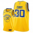 Camisetas NBA de Stephen Curry Golden State Warriors Retro Amarillo 18/19