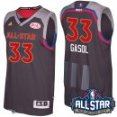 Camisetas NBA de Marc Gasol All Star 2017 Carbón