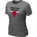 Camisetas NBA Mujeres Chicago Bulls Gris Hierro