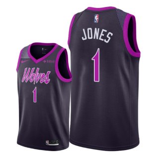 Camisetas NBA de Tyus Jones Minnesota Timberwolves Purpura Ciudad 18/19