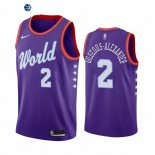 Camisetas NBA de Shai Gilgeous Alexander Rising Star 2020 Purpura