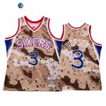 Camisetas NBA Philalphia 76ers Allen Iverson Camuflaje Throwback Hardwood Classics 1996