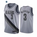 Camisetas NBA Edición ganada Portland Trail Blazers C.J. McCollum Gris 2020-21