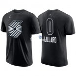 Camisetas NBA de Manga Corta Damian Lillard All Star 2018 Negro
