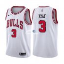 Camisetas NBA de Dwyane Wade Chicago Bulls Blanco Association 17/18