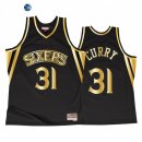 Camisetas NBA Philadelphia 76ers Seth Curry Negro Throwback 2021