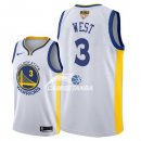 Camisetas NBA Golden State Warriors David West 2018 Finals Blanco Association
