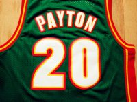 Camisetas NBA de Retro Gary Payton Seattle Supersonics Verde