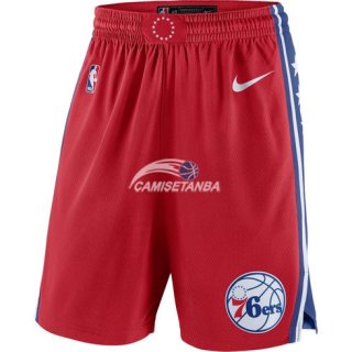 Pantalon NBA de Philadelphia 76ers Nike Rojo