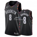 Camisetas NBA de Spencer Dinwiddie Brooklyn Nets Nike Negro Ciudad 18/19