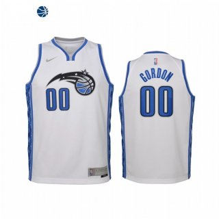 Camisetas NBA Ninos Orlando Magic Aaron Gordon Blanco Edición ganada 2021