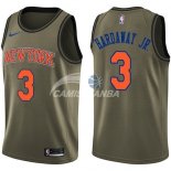 Camisetas NBA Salute To Servicio New York Knicks Tim Hardaway Jr Nike Ejercito Verde 2018