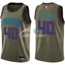 Camisetas NBA Salute To Servicio Charlotte Hornets Cody Zeller Nike Ejercito Verde 2018