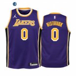 Camisetas NBA Ninos Los Angeles Lakers Russell Westbrook Purpura Statement 2021-22
