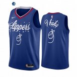 Camisetas NBA 2020 Navidad Los Angeles Clippers Serge Ibaka Azul