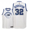 Camisetas de NBA Ninos Golden State Warriors Marcus Derrickson Nike Retro Blanco 2018