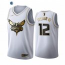 Camiseta NBA de Terry Rozier III Charlotte Hornets Blanco Oro 2019-20