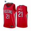 Camisetas NBA Nike New Orleans Pelicans NO.21 Tony Snell Rojo Statement 2022