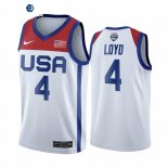 Camisetas NBA de Jewell Loyd Juegos Olímpicos Tokio USMNT 2020 Blanco