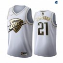 Camisetas NBA de Andre Roberson Oklahoma City Thunder Blanco Oro 19/20