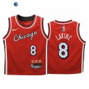 Camisetas NBA Ninos Chicago Bulls NO.8 Zach LaVine Rojo Ciudad 2021-22